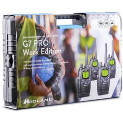 Midland - Work Edition Set 4x G7 Pro C1090.19 Talkie-walkie pmr jeu de 4 W182682