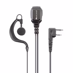 Midland MA21-LK PRO, Avec fil, Casque, Noir