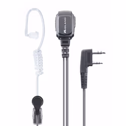 Midland MA 31LK Pro, Avec fil, Casque, Noir, Transparent