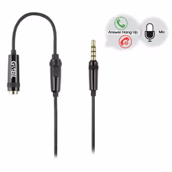 G&BL PLEMCNP, Microphone de téléphone mobile/smartphone, Avec fil, Noir, 0,9 m, 95 mm, 30 mm