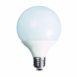 Ampoule globe LED Duralamp avec les caractéristiques suivantes : Tension 220-240 Vac Puissance 14W (équivalent à une ampoule  ...