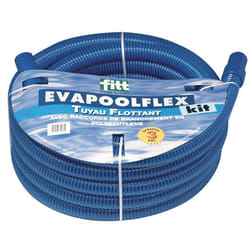 Evapool 38mm 9 m - Tuyau spiralé, flottant pour le Nettoyage des Piscines, avec Manchons, blanc - Fitt