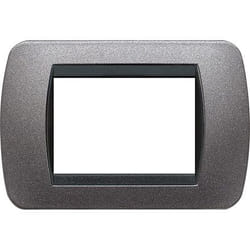 bticino L4803GF Plaque de commutation et obturateur Graphite