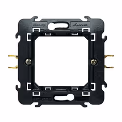 Support pour toute boîte 2 modules (fruits) même pas de marque Bticino. Le support est universel pour les plaques Tonde et Qu ...
