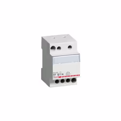 Trasformatore di sicurezza monofase primario 230V, secondario 12/24V - 8VA - 3 moduli DIN. Transformateur de sécurité monopha ...