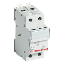 Sectionneur porte-fusible 2P 32A 500V 2 modules F322 - Bticino