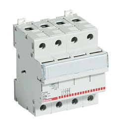 Sectionneur Porte-fusible 3P+N 32A 500V 4 modules F323N - Bticino