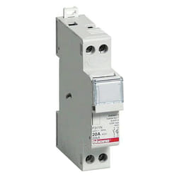 Porte-fusible Bticino 1P+N 20A 1 module fusibles 8.5x31.5mm F311N