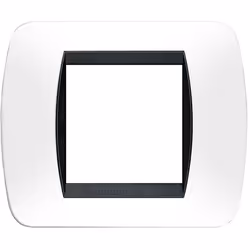 bticino L4802PB, Noir, Blanc, Plastique, Toutes marques, 93 mm, 80 mm, 1 pièce(s)