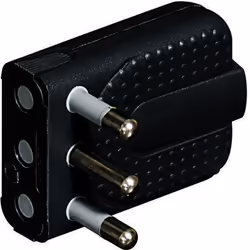 bticino S2466TGE, 250 V, 16 A, Anthracite, Mâle, CEI 23-50