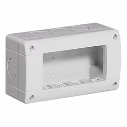 Boîtier Bticino 4 modules, il est possible d'installer à l'intérieur tous les produits de la série Bticino Luna et LivingLigh ...