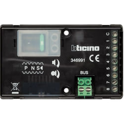 Micro haut-parleur universel 8 appels pour platines Série 100, Série 200 ou Série 300 audio Bticino 346991
