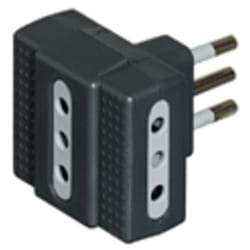 bticino S3603G adaptateur prise d'alimentation Anthracite