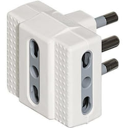 bticino S3604D adaptateur prise d'alimentation Blanc