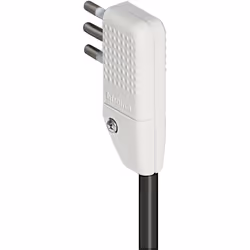 bticino S2467TA, 250 V, 10 A, Blanc, Mâle, CEI 23-50