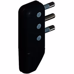 bticino S2468TGE, 250 V, 16 A, Anthracite, Mâle, CEI 23-50