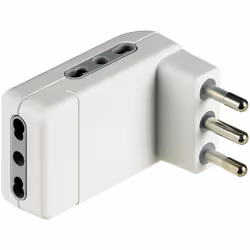 bticino S3606DE, Type L (IT), Type L (IT), 250 V, 16 A, Blanc