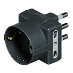bticino S3611G adaptateur prise d'alimentation Type L (IT) Type L (IT) + Type F Anthracite