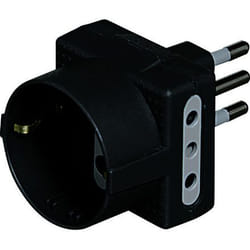 bticino S3610GE adaptateur prise d'alimentation Anthracite