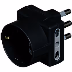 bticino S3611GE, 250 V, 16 A, Anthracite, Plastique, Mâle/Femelle