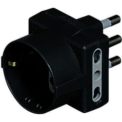 bticino S3611GE adaptateur prise d'alimentation Anthracite