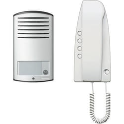 bticino 363211 système d'intercom audio Aluminium, Blanc