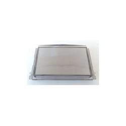 Bouton poussoir porte-étiquette d'appel large pour platine de rue minisfera Bticino 332713