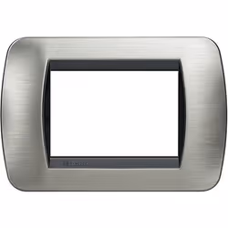 bticino L4803ACS, Anthracite, Acier inoxydable, Plastique, Toutes marques, 119 mm, 80 mm, 1 pièce(s)