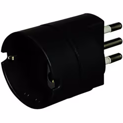 bticino S3623GE, 10 A, Anthracite, 1500 W, Plastique, Mâle/Femelle