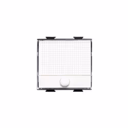 Bouton poussoir 1P (NO) + lumière nom tableau plaque avec Led lampes LN4742V230T, LN4742V127T, LN4742V12T Bticino Matix Mod.  ...