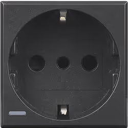 Presa P30 2P+T 16A 250 Vac con contatti laterali e centrale di terra - per spine standard tedesco e spine 10A con spinotti al ...