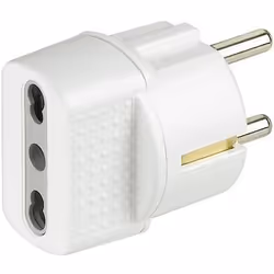 bticino S3625D, Type C (Europlug), Type C (Europlug), 16 A, Blanc, 90 mm, 122 mm