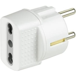 bticino S3625D adaptateur prise d'alimentation Type C (Europlug) Blanc