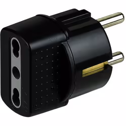 bticino S3625GE, 16 A, Anthracite, Plastique, Mâle/Femelle