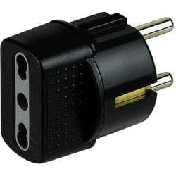 bticino S3625GE adaptateur prise d'alimentation Anthracite