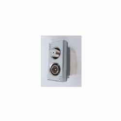 Prise TV-SAT aluminium 1 module sortie TV mâle ø9.52mm + SAT "F" AXOLUTE BTICINO HC4214D Tarif année : 2017 TICHC4214D