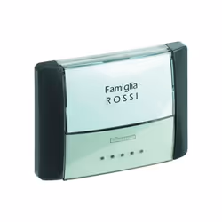 bouton 10A 250V c.a. rétro-éclairé avec LEDs déjà installées - à installer sur boîtes encastrées 503E, 502E - couleur anthrac ...