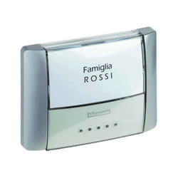 Bouton de nom IP55 Rétro-éclairé 26108T - Bticino