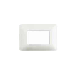 Matix placca 3 modules technopolymer blanc am4803bbn