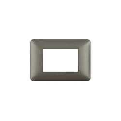 Placca Bticino Matix 3 moduli iron - AM4803MIR