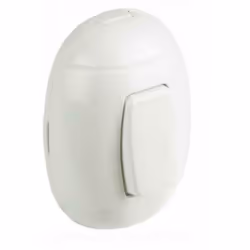 Bouton ovale actuel 10A couleur blanche. ***