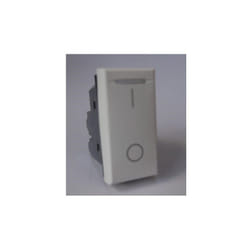 Interrupteur bipolaire blanc 1 module 16A sans plaque Axolute Bticino