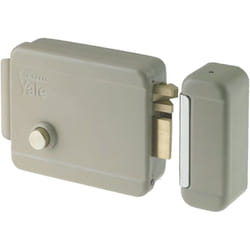 Yale - appl de serrure électrique en bois avec bouton+s Art, 674 e, 60 Gauche