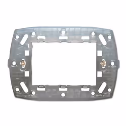 Support pour boîte 3 modules (fruits) avec vis Abb Chiara. Ce support vous permet d'accrocher uniquement les plaques Abb Chia ...