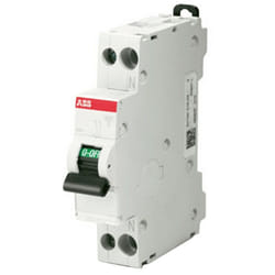 ABB - Interrupteur Magnétothermique 1P+N 6A 4,5kA courbe c 1M SN201LC6