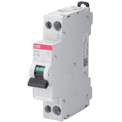 ABB - Disjoncteur SN201 1P+N, 16A, pouvoir de coupure 6 kA, montage rail din ( Prix pour 1 )