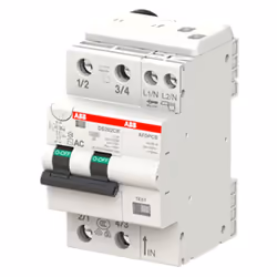 L'interrupteur magnétothermique différentiel avec protection contre les surintensités Abb, avec les caractéristiques suivante ...