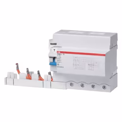 Bloc différentiel (disjoncteur) Abb série DDA804, avec les caractéristiques suivantes : 6 modules Connexion DIN (universelle  ...