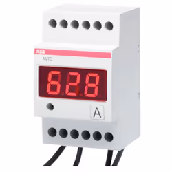 Ampèremètre numérique Abb, avec les caractéristiques suivantes : Type de courant AC Classe de protection IP20 Type de mesure  ...