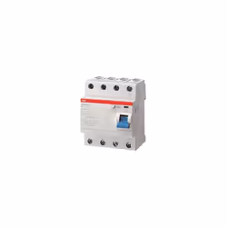 interrupteur différentiel - 4 pôles - abb f204 - 40a - 30 ma - type immunisé - abb 2csf204401r1400